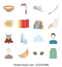 rpg, history, business and other web icon in cartoon style.organ, T-shirt, textilesicons in set collection.