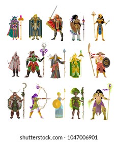 colección de caracteres de vídeo Rpg
