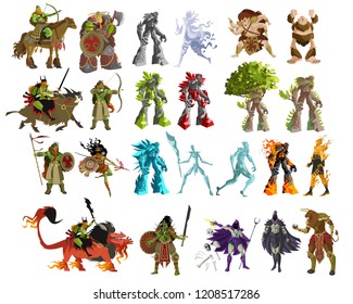 rpg videogame characters enemies