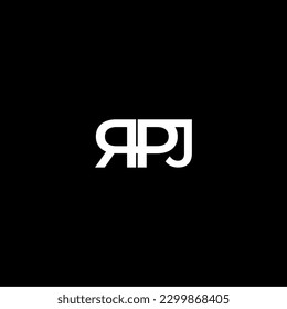 Logo de la letra inicial de RPJ en monograma
