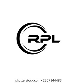 RPL Logo Design, Inspiration for a Unique Identity. Modern Elegance and Creative Design. Watermark Your Success with the Striking this Logo.