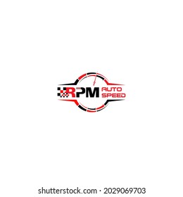 Rpm Logo Design Automotive Stock Vector (royalty Free) 2029069703 