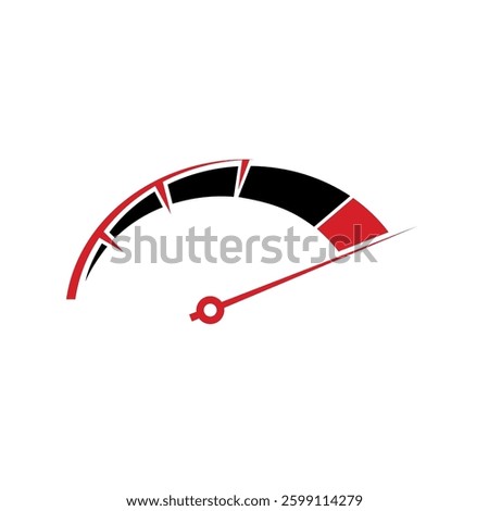 RPM performance and Full throttle accelerate symbol for logo