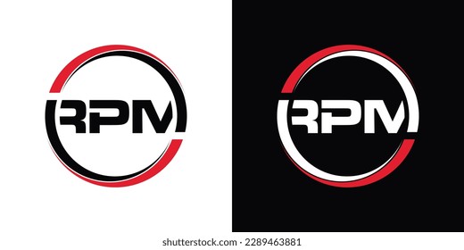 rpm speed automotive logo design