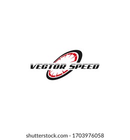 RPM vector logo graphic abstract modern speedometer