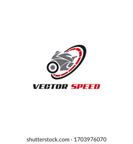 RPM vector logo graphic abstract modern speedometer