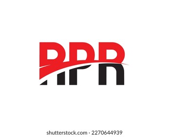 RPR Letter Initial Logo Design Vector Illustration