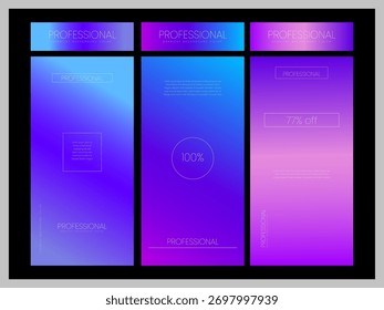 Color de fondo de gradiente profesional