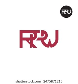 RPW Logo Letra Monograma Diseño