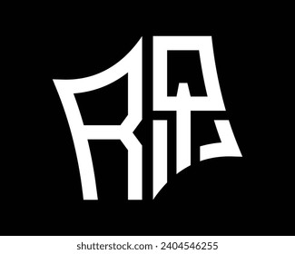 RQ letter logo design vector art