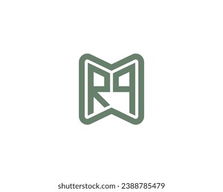 RQ-Logo-Design, Vektorgrafik-Vorlage