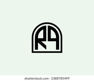 RQ logo design vector template