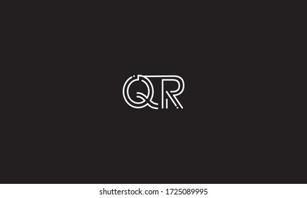 RQ or QR letter logo. Unique attractive creative modern initial RQ QR R Q initial based letter icon logo