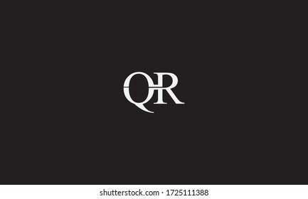 RQ or QR letter logo. Unique attractive creative modern initial RQ QR R Q initial based letter icon logo