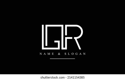 RQ, QR, R, Q abstract letters logo monogram