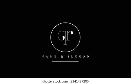 RQ, QR, R, Q abstract letters logo monogram