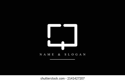 RQ, QR, R, Q abstract letters logo monogram