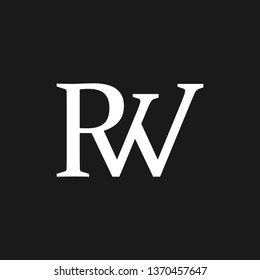 RQ or R Q letter alphabet logo design in vector format.