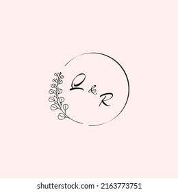 Cartas con logotipo de boda RQ en un diseño profesional de alta calidad que se imprimirán en cualquier medio impreso