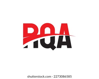 RQA Letter Initial Logo Design Vector Illustration