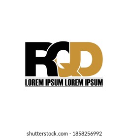 RQD-Brief-Monogramm-Logo-Vektorgrafik
