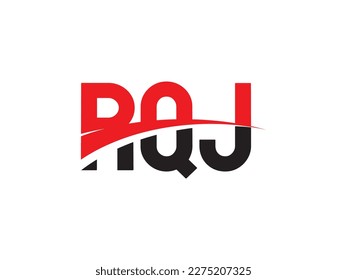 RQJ Letter Initial Logo Design Vector Illustration