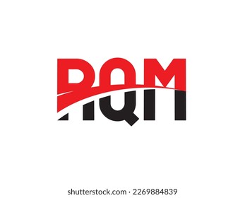 RQM Letter Initial Logo Design Vektorgrafik