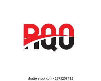 RQO Letter Initial Logo Design Vector Illustration