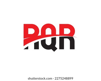 Letra RQR Ilustración del vector de diseño del logotipo inicial