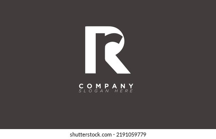 RR Alphabet letters Initials Monogram logo