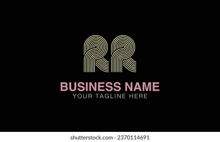 RR initial logo | initial based abstract modern minimal creative logo, vector template image. luxury logotype , real estate homie . typography . initials 