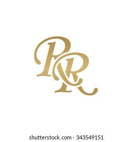 RR initial monogram logo