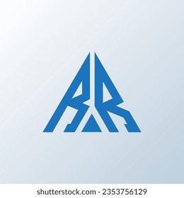 RR letter logo creative design. RR unique design.
