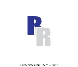 RR letter logo design element