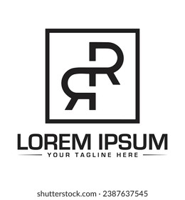 RR Letter Logo Design Unique and Professional Logo Design