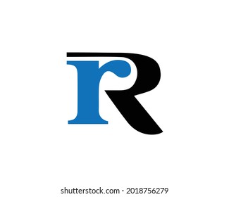 RR-Buchstaben-Logo und Symboldesign für Vektorelemente.