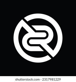 Rr Letter Logo rr monogram logo Vector Shutterstock