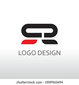 rr letter for simple logo design