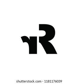 rr letter vector logo