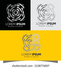 RR Logo with creative modern syle Premium Vector