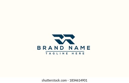 RR Logo Design Template Vector Graphic Branding Element.