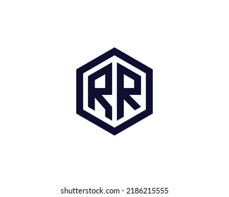 Rr Logo Design Vector Template Stock Vector (Royalty Free) 2186215555 ...