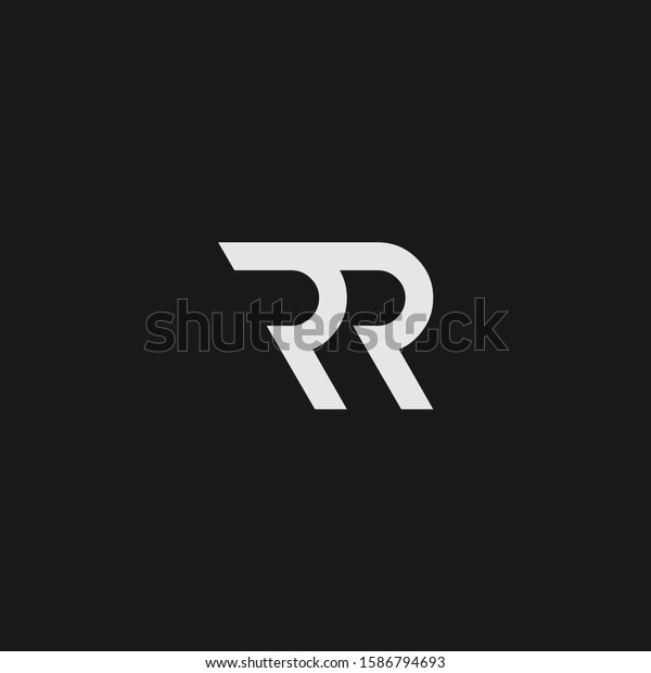 Rr Logo Icon Designs Stock Vector (Royalty Free) 1586794693