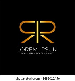 RR Logo Letter, Initial Logo, Logo for professional, for business card, for corporate