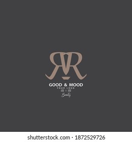 the rr logo is made balanced, unique and elegant.