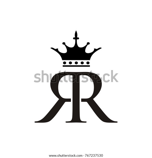 Rr Logo R Logo Initial Letter Stock Vector (Royalty Free) 767237530