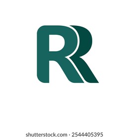 RR monogram concept logo design