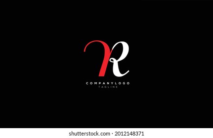 RR R AND R Abstract initial monogram letter alphabet logo design