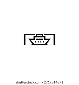 Diseño del logotipo de las letras de la nave del RR.