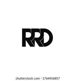 rrd letter original monogram logo design